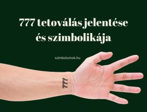 777 tetoválás jelentése és szimbolikája