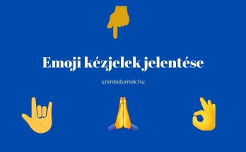 emoji kézjelek jelentése