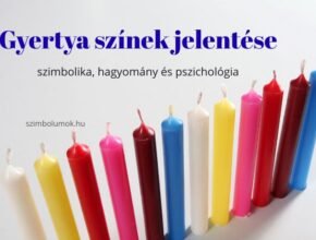gyertya színek jelentése