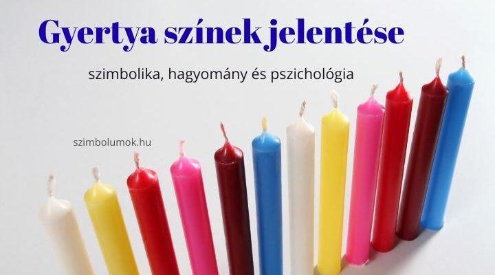 gyertya színek jelentése
