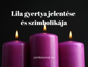lila gyertya jelentése
